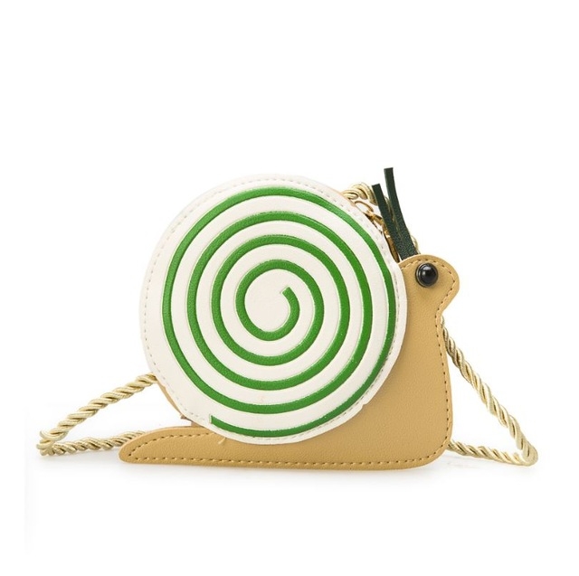 

Baby Girls Tassel Purse handbag Kids Cross-body shoulder bag Gifts Cartoon Animals Bag(Snail)