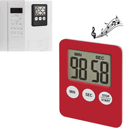 Thin Magnetic LCD Digital Kitchen Timer Countdown Cooking Multi Purpose Alarm UK
