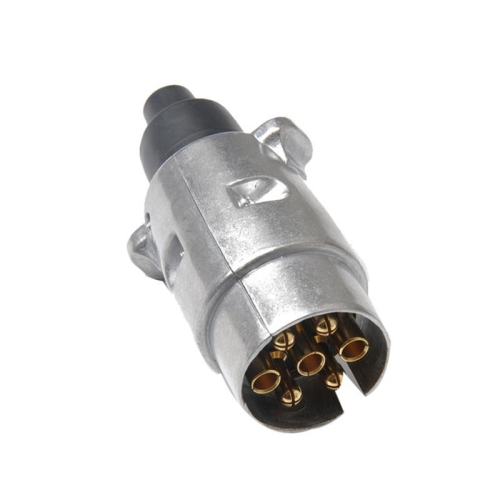 

7 Pin Aluminium Alloy EU Plug Trailer Truck Towing Electrics 12V Connector Adapter