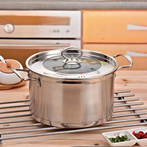 Petit pot à lait vapeur Pot antiadhésif Pot à soupe en acier inoxydable 304  épaissi bébé complément alimentaire Pot marmite : : Cuisine et  Maison