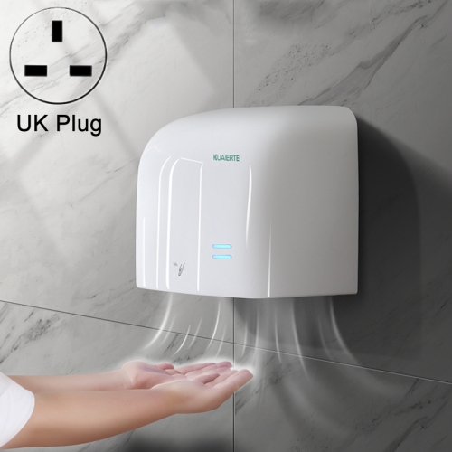 

Kuaierte Intelligent Automatic Induction Hand Washing Dryer, Specification:UK Plug(White)