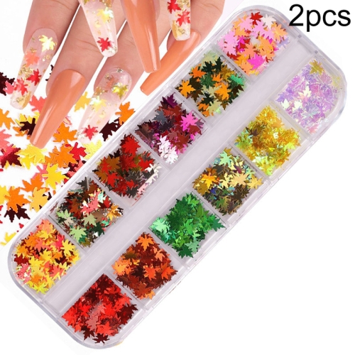 

2 PCS Nail Art Butterfly Laser Symphony Sequins, Specification:16