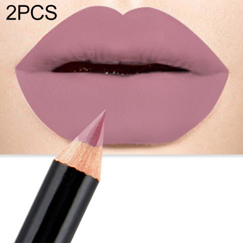 

2 PCS Waterproof Cosmetic Matte Lipstick Pencil Sexy Red(11)