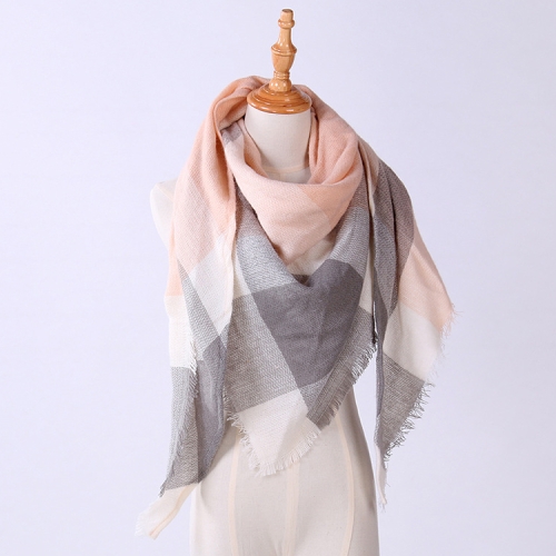 

Spring Winter Knitted Scarf Neck Plaid Pashmina Warm Scarves Shawls Lady Wrap(B2)