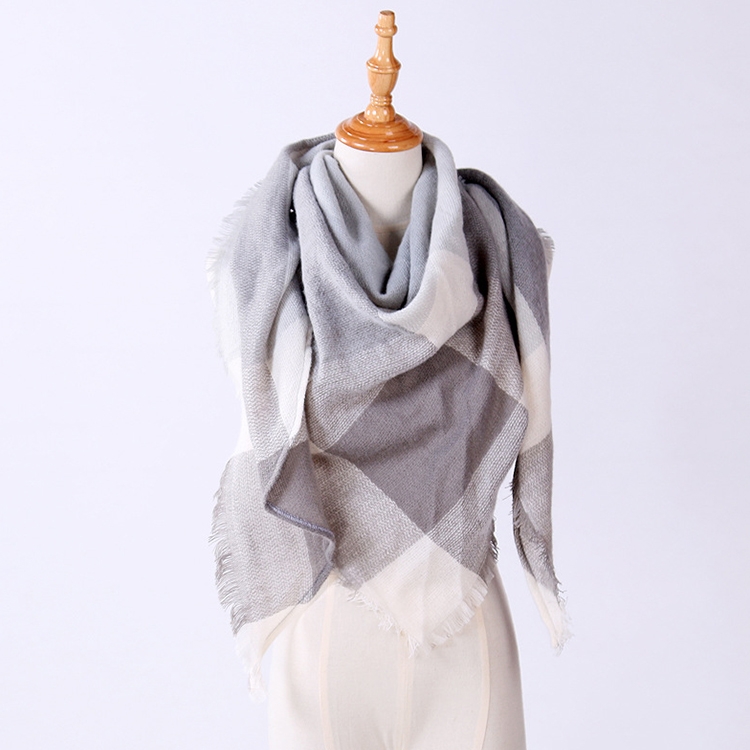 

Spring Winter Knitted Scarf Neck Plaid Pashmina Warm Scarves Shawls Lady Wrap(B3)