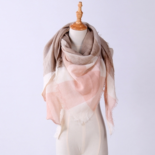 

Spring Winter Knitted Scarf Neck Plaid Pashmina Warm Scarves Shawls Lady Wrap(B5)
