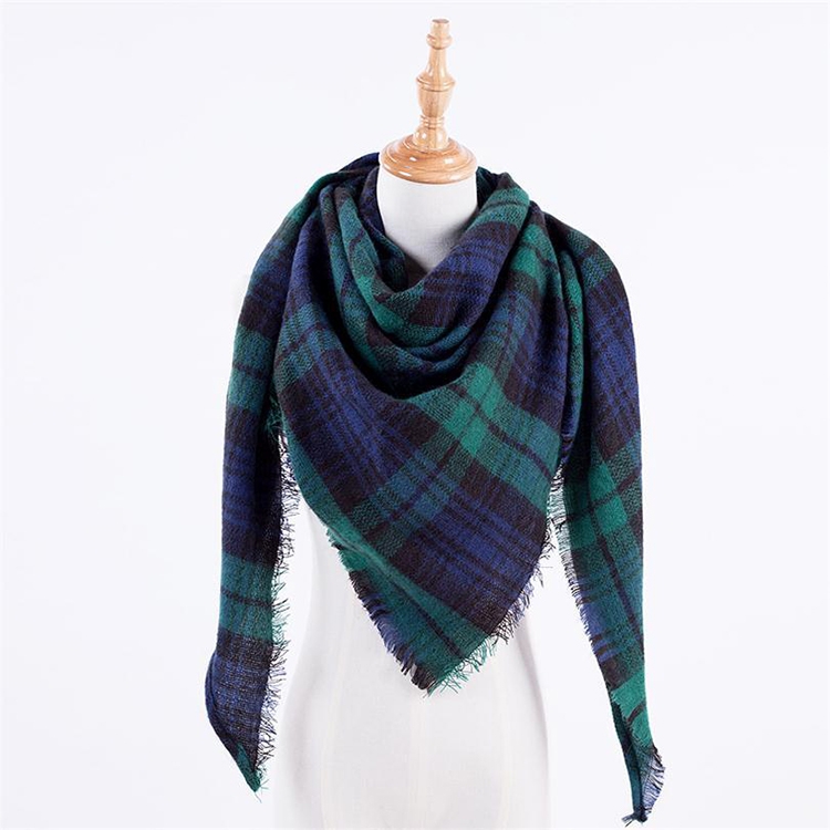 

Spring Winter Knitted Scarf Neck Plaid Pashmina Warm Scarves Shawls Lady Wrap(B20)