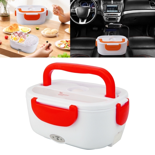2 in 1 Portable Electric Heated Lunch Box Car Home Auto Food Rice Container Warm 