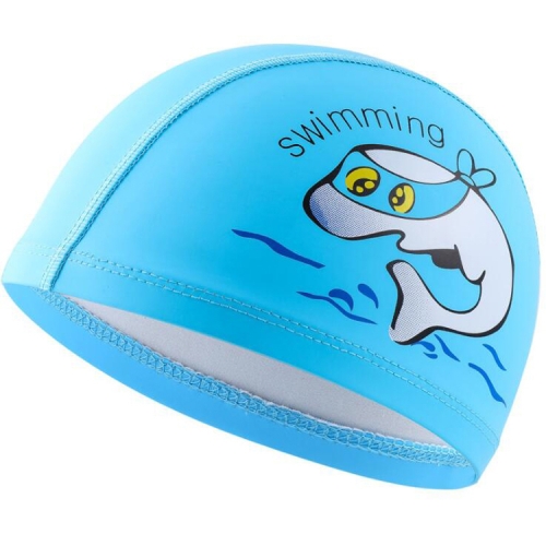 Swimming Caps For Kids Elastic Cartoon Printed 