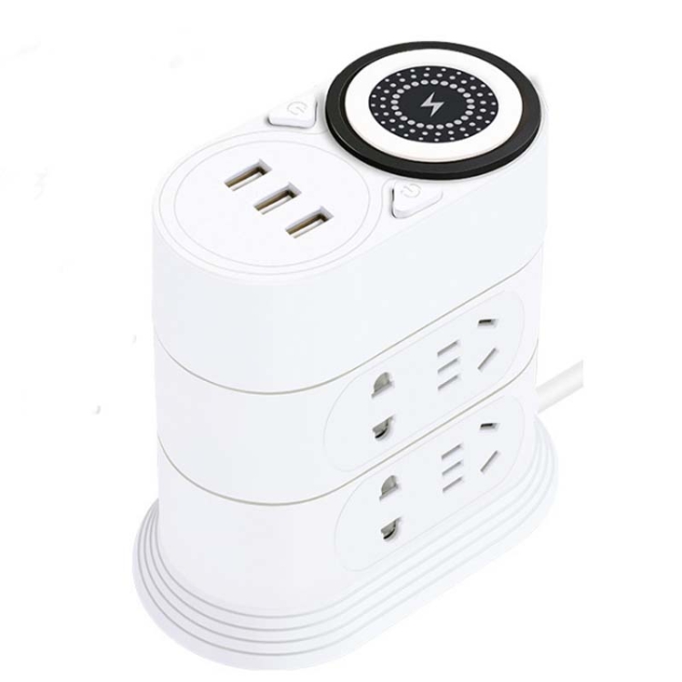Power Socket Mobile Mobile Phone Wireless Charging Socket Creative Smart USB Power Strip ...