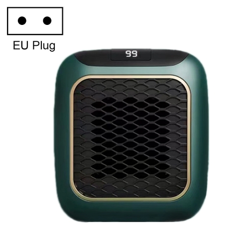 

Home Portable Wall-mounted Small Air Heater, Specification:EU Plug(Navy)