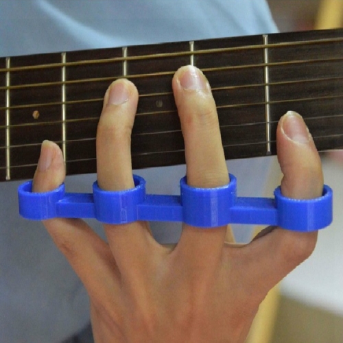 

Guitar Finger Expansion Finger Force Device Piano Span Practice Finger Sleeve, Specification:Medium(Blue)