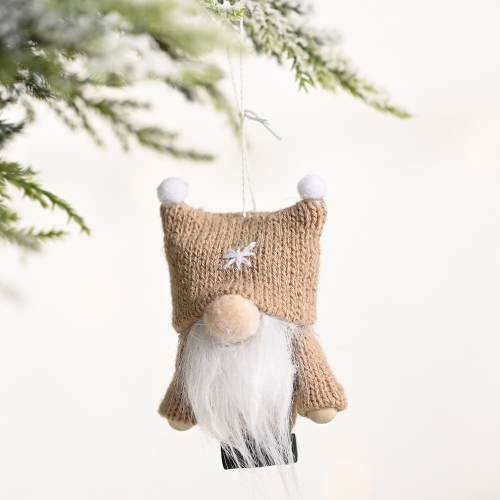 Old Man Knitted Pendant Faceless Doll Ornaments