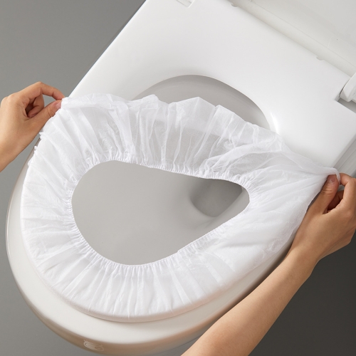 50 Pcs Disposable Toilet Seat Cushion Travel Portable Cover Household Random Colour Delivery - Portable Commode Seat Cushion