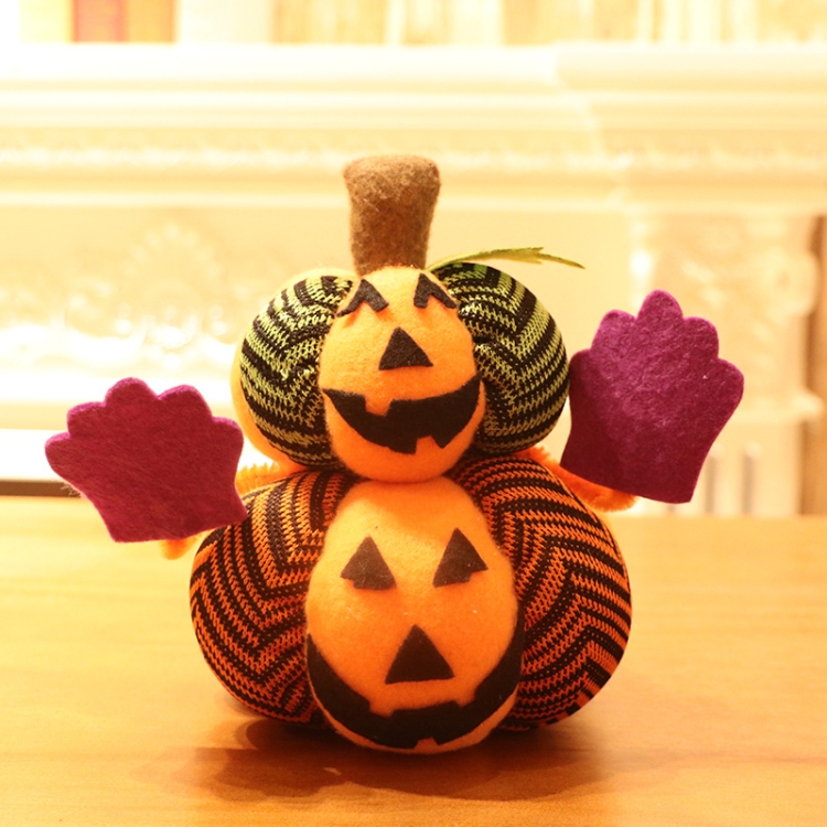 Non-Woven Pumpkin Dolls Decoration Ornaments Halloween Bar Party Venue  Decoration Props, Specification: Double Layer
