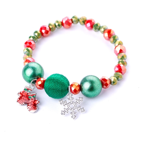 Christmas Gift Beaded Bracelet Wearable Decoration