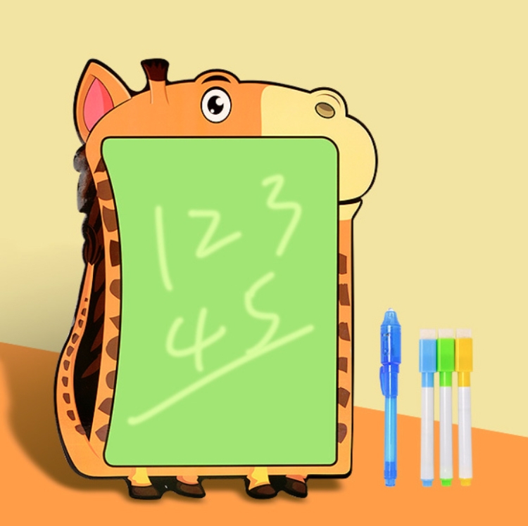 Children Color Graffiti Drawing Board Magnetic Writing Board, Style:Set 1(Pink)