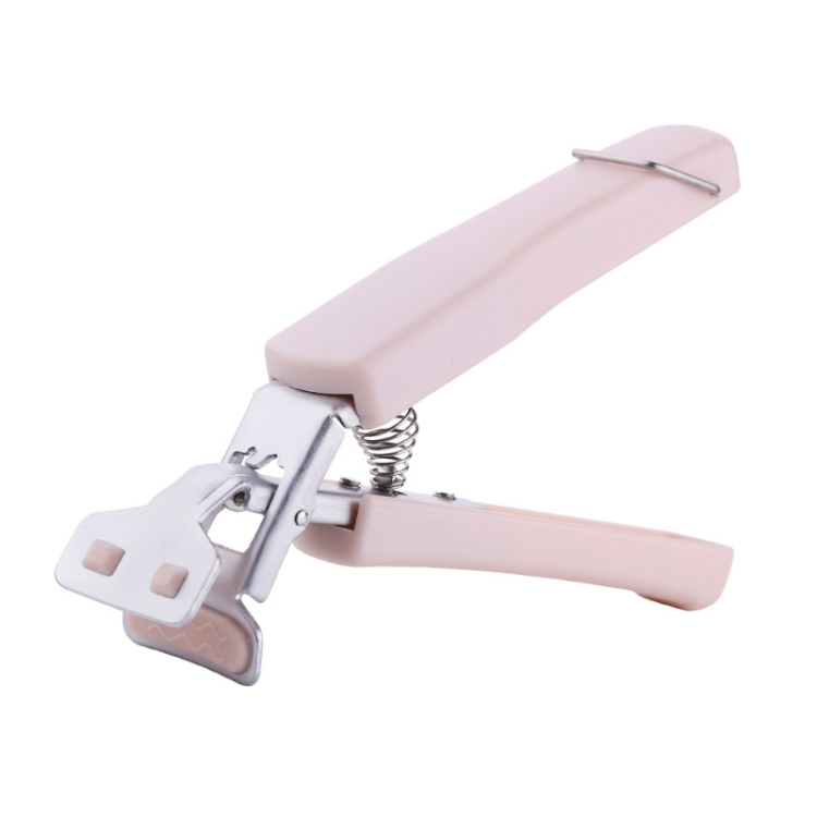 

Multifunctional Stainless Steel Non-slip Kitchen Bowl Clamp, Color: Apricot