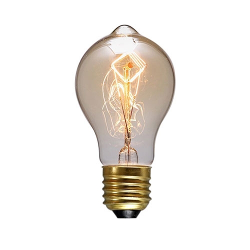E27 40W Retro Edison Light Bulb Filament Vintage Ampoule Incandescent Bulb, AC 220V(A19 Spirai) sunlu silk 3d filament rainbow gradient 1kg 8m 24g per color 1 75mm good toughness 4colors roll biodegradable art