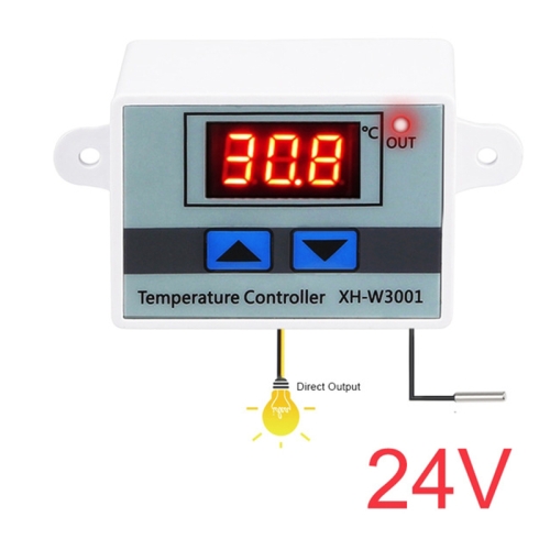 Termostato Digital del microordenador del LED controlador Conmutador DC12V Sensor De Temperatura 