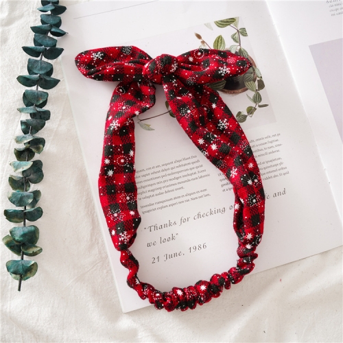 Ladies Elastic Rabbit Ears Headband Knotted Headband