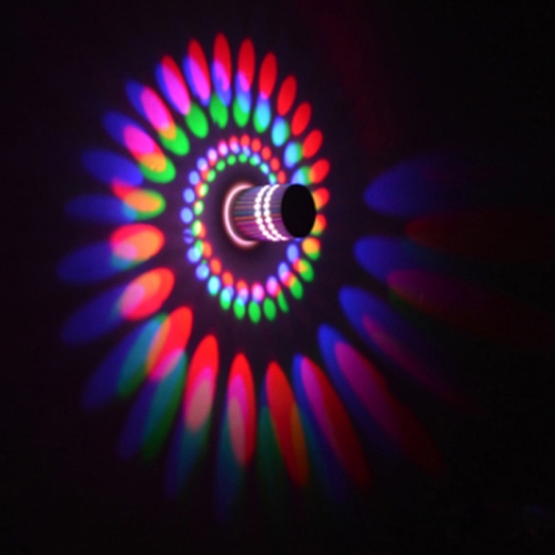 spiral led wall mount