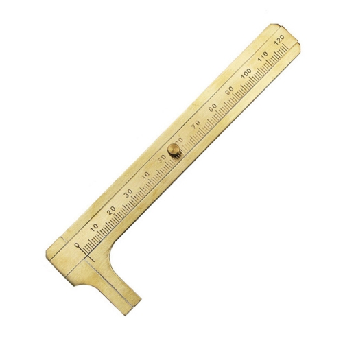 4 PCS Brass Retro Drawing Ruler Measuring Tools, Model: 0-10cm Right Angle  Triangle Ruler