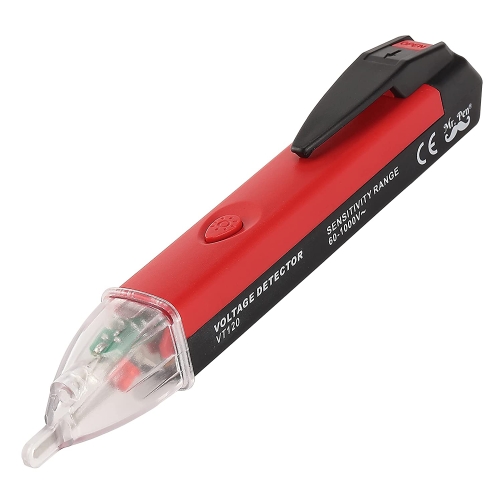 Testeur électrique VT120 Testeur d'induction de stylo électrique sans  contact domestique de voiture (rouge)