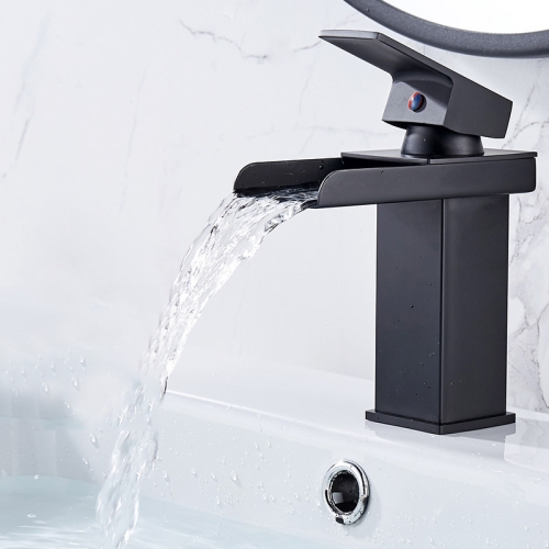 Robinet de bassin à trou unique d'évier carré de robinet à large bouche,  spécification: HT-Z6006 type élevé