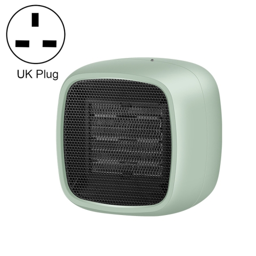 

Home Desktop Mini Portable PTC Dumping Power-off Heater, Specification:UK Plug(Green)