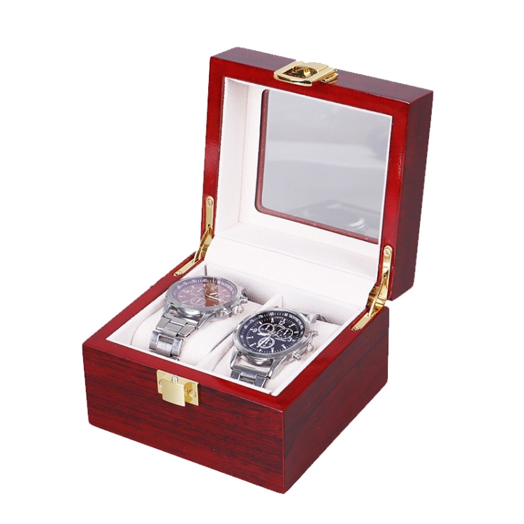 

Wooden Baking Paint Watch Box Jewelry Storage Display Box(2-bit Spray Paint)