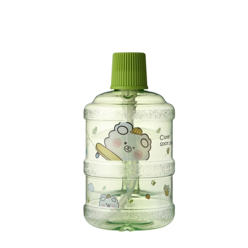 Bottiglia d'acqua per bambini da 480 ml con divertente bottiglia di acqua  potabile a prova di perdita per bambini di paglia coperchio del bpub senza  bpa per ragazze maschili