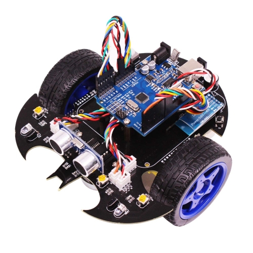 fractura novato Adoración Robot Car Kit Arduino Electronic Robotics Starter Kits de construcción de  aprendizaje Bat Smart Robots Toy