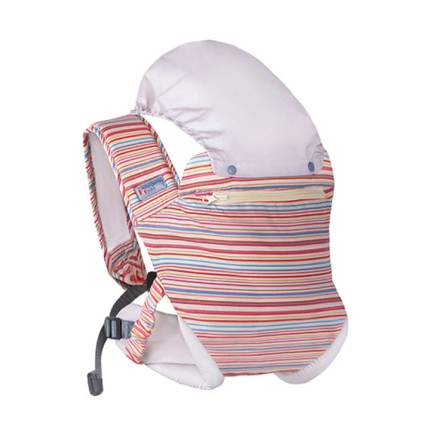 Porte-bébé multifonctionnel portable pour bébé Kangourou Porte-bébé  respirant à l'avant (rayures néon)
