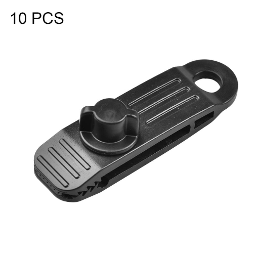 

10 PCS Outdoor Camping Canopy Windproof Clip Tent Additional Pull Point Plastic Clip Rainproof Tarp Fixing Clip, Colour: B Clip