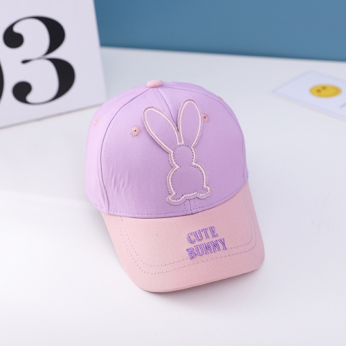 C0477 Cappello da baseball per bambini con motivo a coniglio con orecchie  lunghe dei cartoni animati Cappellino con visiera per bambini, dimensioni