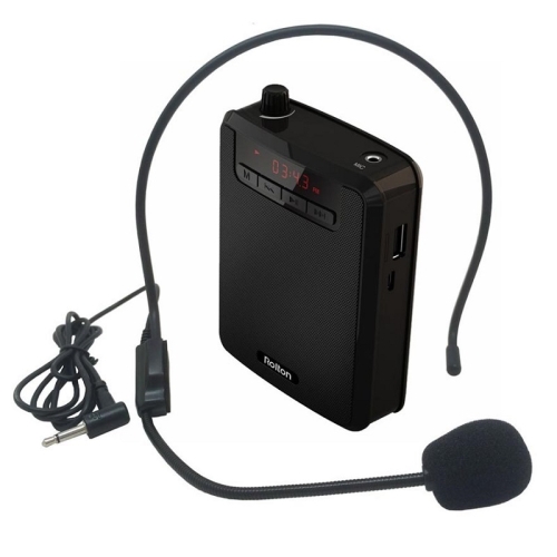 Rolton K300 Portable Voice Amplifier Supports FM Radio/MP3(Black)