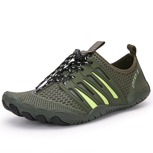 

Outdoor Sports Hiking Shoes Antiskid Fishing Wading Shoes Lovers Beach Shoes, Size: 41(Army Green)