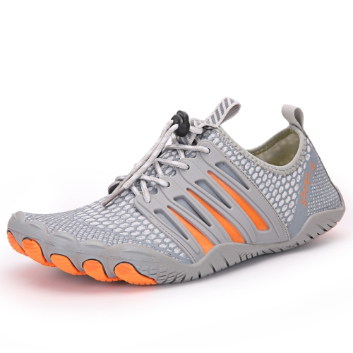 

Outdoor Sports Hiking Shoes Antiskid Fishing Wading Shoes Lovers Beach Shoes, Size: 43(Gray)