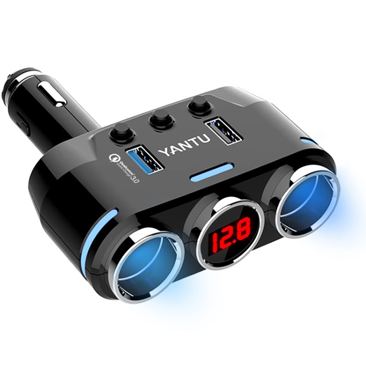 

YANTU B39 Cigarette Lighters Cars Multifunctional Usb Fast Charging Car Charger Wireless Qualcomm Voltage