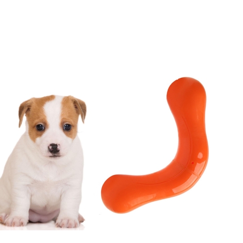 orange floating dog toy