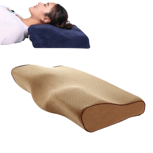 Neck Pillow Butterfly Shaped Memory Foam Bedding Slow Rebound Cervical Neck Pain 