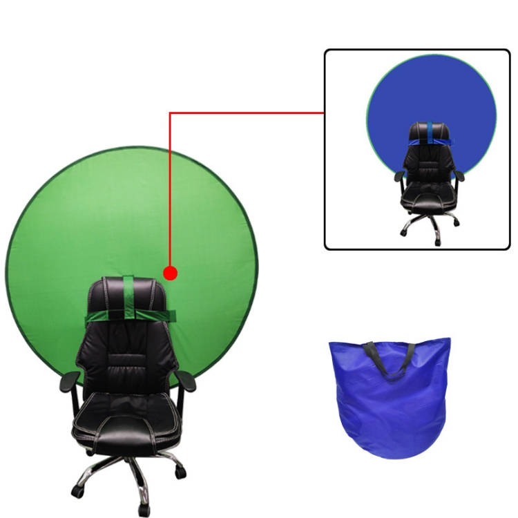 

Live E-Sports Background Cloth Folding Background Board, Size: Double Layer L Blue Green 142cm