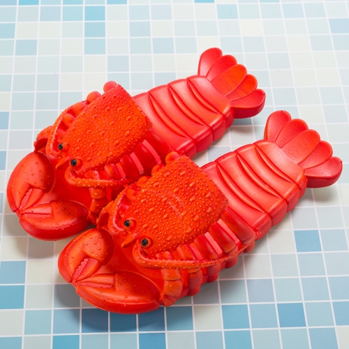 Pantofole del Geniful-Bambini del Gambero Pantofole dei bambini dei bambini,  dimensioni: 34-35 (rosso)
