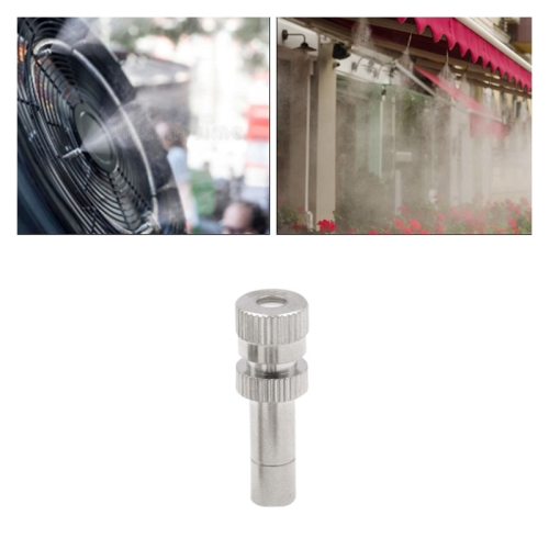 

10 PCS 6mm Humidifying And Dedusting Cooling Atomizing Sprinkler Quick-Plug Fog Misting Nozzle, Model: 0.4mm