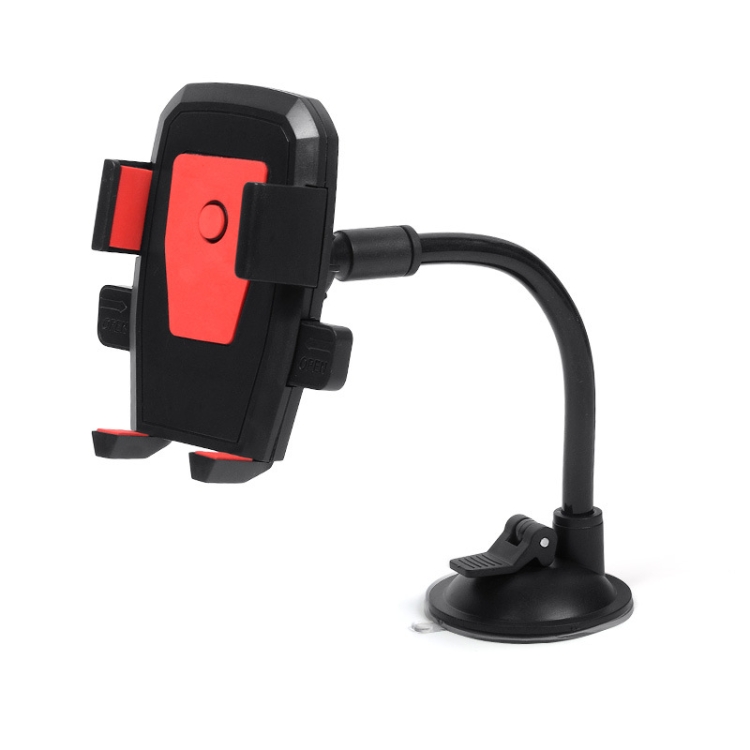 

Car Windshield Automatic Lock Phone Holder(Red)