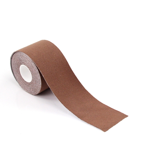 

2 PCS Chest Stickers Sports Tape Muscle Stickers Elastic Fabric Nipple Stickers, Specification: 5cm x 5m(Dark Skin Color)