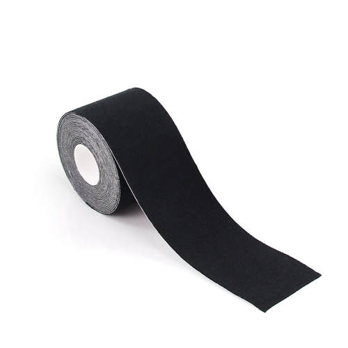 

2 PCS Chest Stickers Sports Tape Muscle Stickers Elastic Fabric Nipple Stickers, Specification: 5cm x 5m(Black)