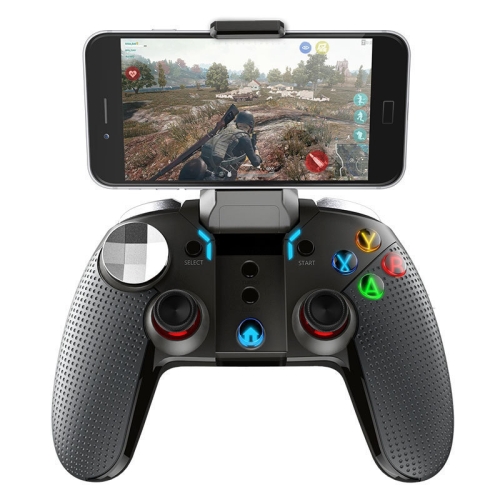 9115 Bluetooth 4.0 Mobiele game-controller met rekbare telefoonhouder en achtergrondverlichting, compatibel met iOS en Android-systeem