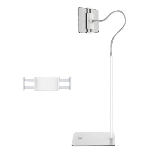 

SSKY L6 Bedside Sofa Live Landing Phone Tablet Computer Bracket, Style: Base Heavy Version (White)